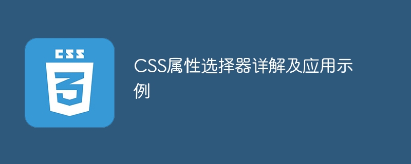 CSS属性选择器：等号、前缀、星号，一键定位元素，轻松改色