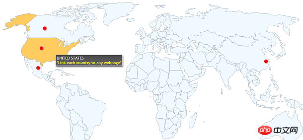 HTML5制作世界地图，轻松找国家！JVectorMap插件超强实用