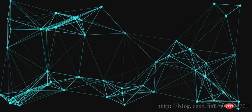 Canvas 创建动态粒子网格动画图的注意事项及实战案例