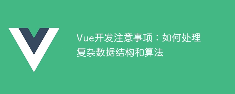 Vue 开发中处理复杂数据结构和算法的注意事项与技巧