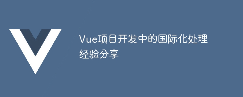 Vue 项目开发中如何处理国际化问题，提升用户体验