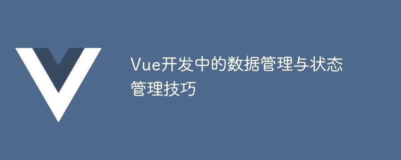 Vue 开发中的数据管理和状态管理技巧：提高开发效率的秘诀